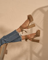 Bellini Suede Platform Sandals |
