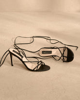 Alex Leather Thong Heels |