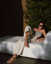 Triomphe Leather Sandals |