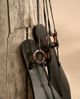 Be Leather And Resin Ring Sandals |