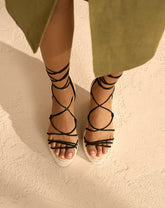 Portofino Soft Suede Wedge Espadrilles |