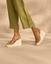 Portofino Soft Suede Wedge Espadrilles |