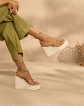 Portofino Soft Suede Wedge Espadrilles |