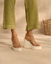 Portofino Soft Suede Wedge Espadrilles |