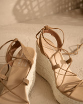 Portofino Soft Suede Wedge Espadrilles |