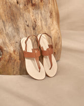 Ana Leather Thong Leather Sandals |