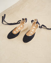 Soft Suede Low Wedge Espadrilles |