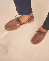 Suede Boat-Shoes Espadrilles - Men's Boat Shoes | 