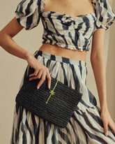 Raffia Clutch |