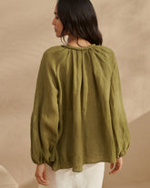 Linen Gauze Mykonos Shirt |