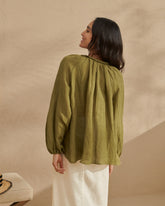 Linen Gauze Mykonos Shirt |