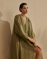 Silk Cotton Voile<br />Goias Dress - Women’s Clothing | 