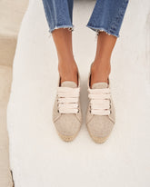 Organic Hemp Lace-Up Espadrilles |