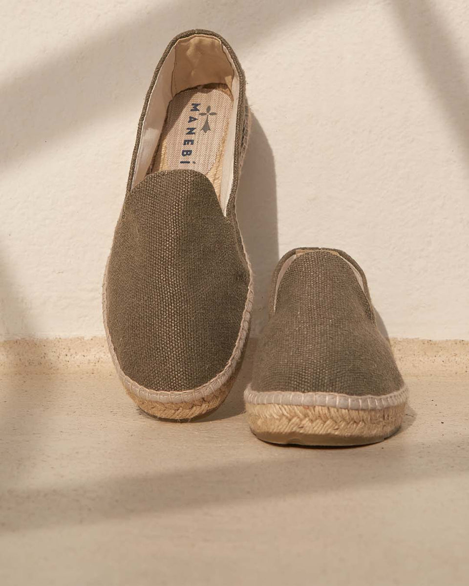 Manebí | Espadrilles - La Havana - Military Green display picture 3