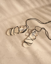 Suede & Jute Lace-Up Sandals |