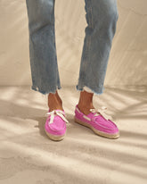 Scarpe da barca in pelle scamosciata Espadrillas |
