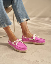 Scarpe da barca in pelle scamosciata Espadrillas |