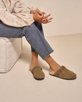 Suede Clog Mules |