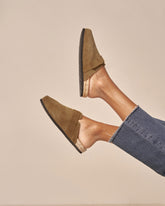 Suede Clog Mules |
