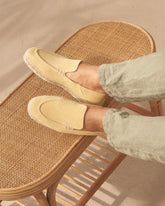 Suede Traveler Loafers Espadrilles |
