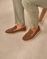 Suede Traveler Loafers Espadrilles |