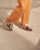 Cotton Crochet Mules |