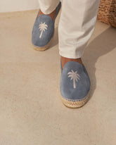 Suede Embroidered Espadrilles |