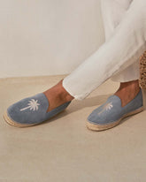 Suede Embroidered Espadrilles |
