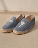 Suede Embroidered Espadrilles |