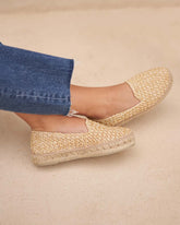 Raffia Flat Espadrilles |