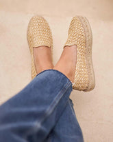Raffia Flat Espadrilles |
