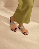 Raffia & Leather Sandals |