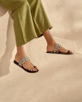 Raffia & Leather Sandals |