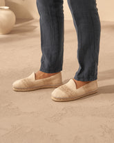 Espadrillas piatte in cotone intrecciato |
