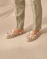 Espadrillas flat con motivo azteco |