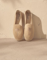 Suede Embroidered Espadrilles |