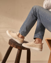 Sneakers Chevron in cotone |