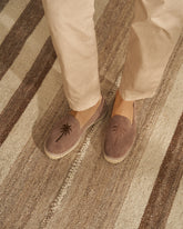 Suede Embroidered Espadrilles |