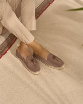 Suede Embroidered Espadrilles |