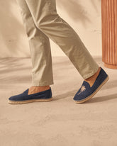 Suede Embroidered Espadrilles |