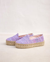 Raffia Pattern Double Sole Espadrilles | 