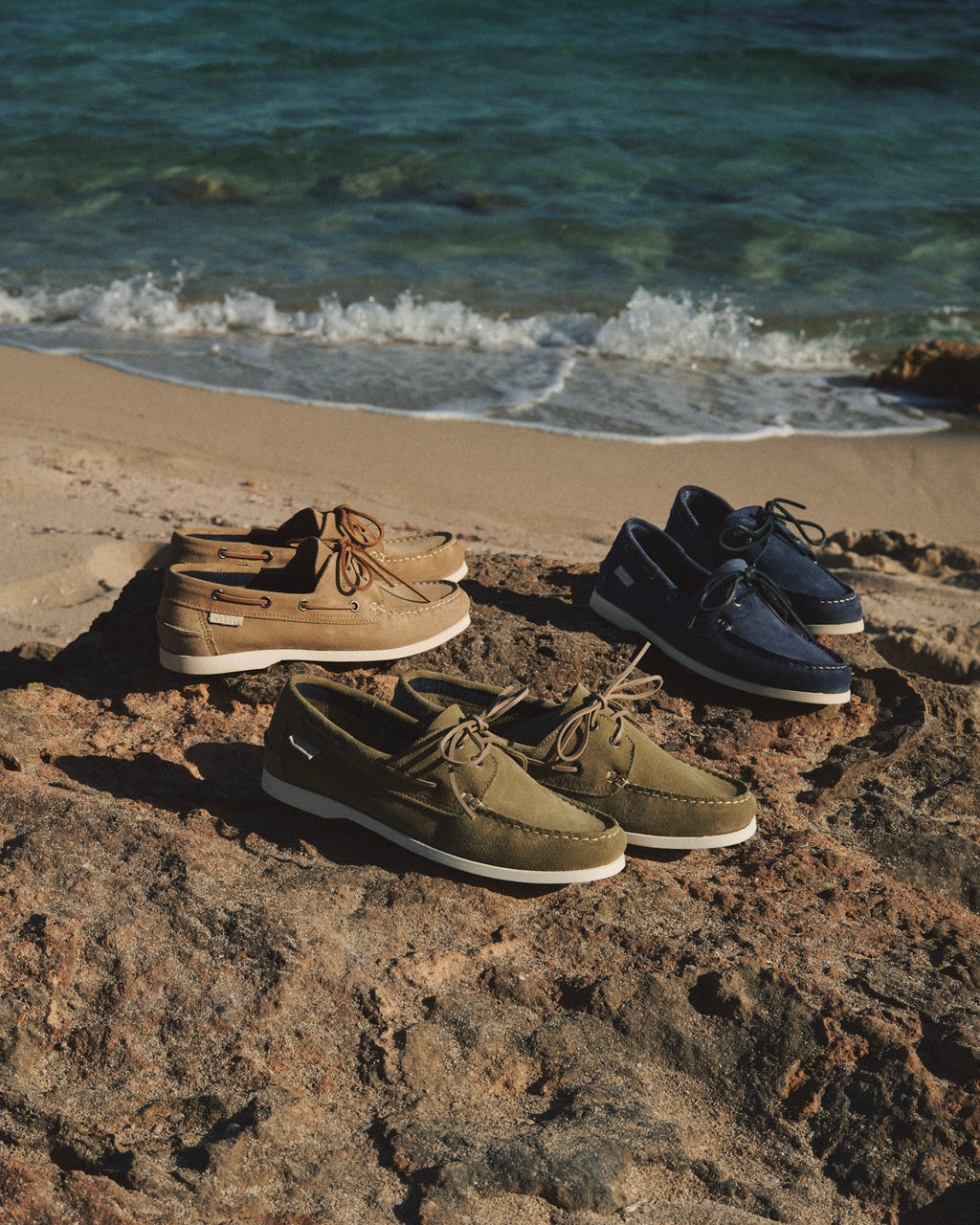 Suede Boat-Shoes - Hamptons Forest