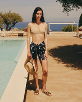 Cotton Shibori Arielle Sarong | 