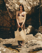 Raffia Maxi Tote - Bags | 