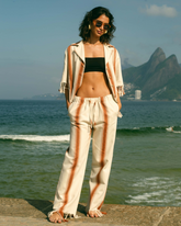 Cotton-Silk Blend Belem Trousers - Summer Holiday Promo | 