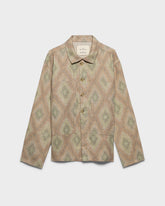 Linen With Embroidery Navajo Print Overjacket - Luca Rubinacci x Manebí|Total Look | 