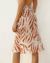 Printed Linen Merida Skirt - New Arrivals Women | 
