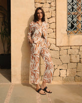 Printed Linen Belem Trousers - New Arrivals Women | 