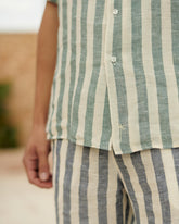 Linen Havana Camp-Collar Shirt - Summer Holiday Promo | 