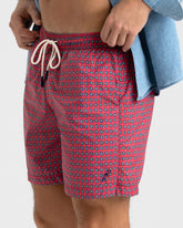Ciro Printed Recycled Ultra Light Swim Shorts - Luca Rubinacci x Manebí|Total Look | 